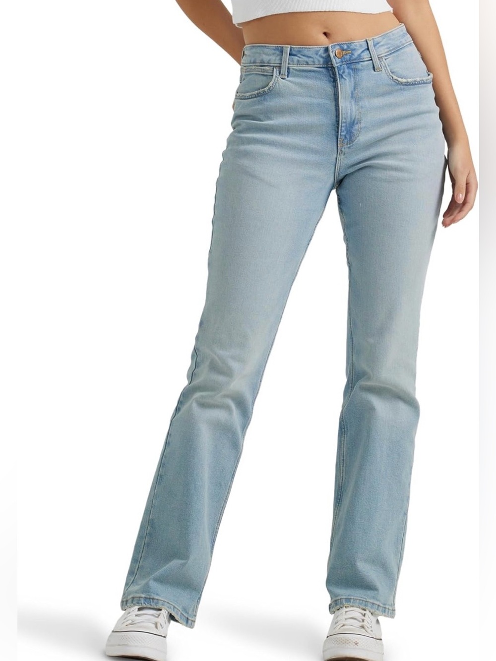 WRANGLER | High Rise Bold Boot Jeans | Stonewash | Women's 18 x 34 | Slim Fit
